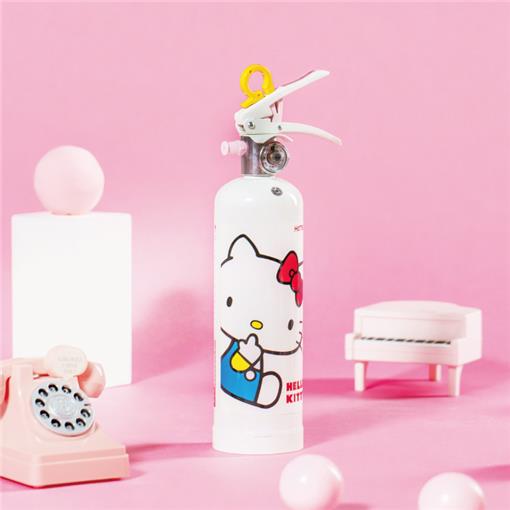 Hello Kitty家用強化液滅火器(白)